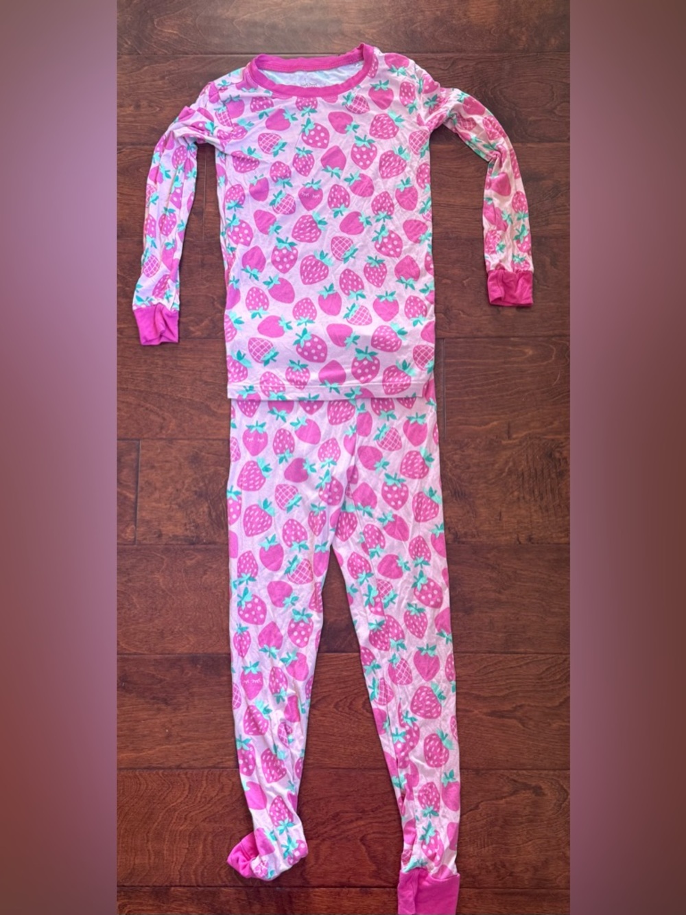 Little Sleepies Sweet Strawberries Pajama Set